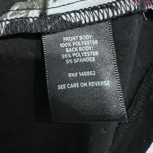 Torrid Black‎ Georgette Doble Layer Swing Tank Floral Print Plus Size 00 Casual - Picture 7 of 10